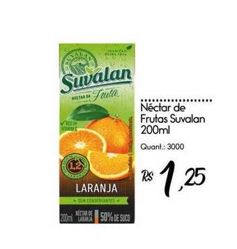 Giassi Supermercados Néctar de frutas suvalan oferta