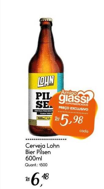 Giassi Supermercados Cerveja lohn bier pilsen oferta