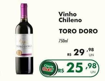 Vinho chileno toro doro