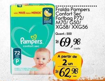 Giassi Supermercados Fralda pampers confort sec fortbag oferta
