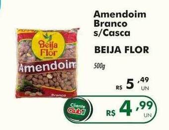 Amendoim branco s casca beija flor