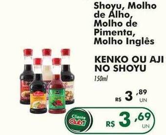 Irani Supermercados Shoyu molho de alho molho de pimenta molho inglês kenko ou aji no shoyu oferta