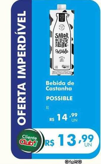 Irani Supermercados Bebida de castanha possible oferta
