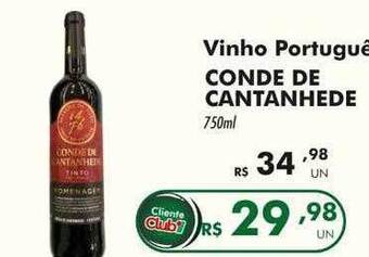 Irani Supermercados Vinho português conde de cantanhede oferta
