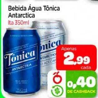 Bebida água tônica antarctica