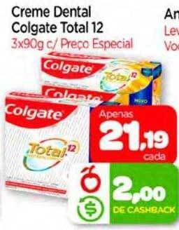 Nordestão Creme dental colgate total 12 oferta