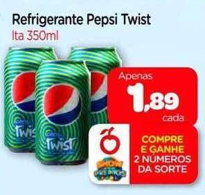 Nordestão Refrigerante pepsi twist oferta