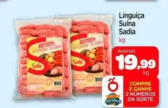 Nordestão Linguiça suina sadia oferta