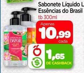 Nordestão Sabonete liquido lux essencias do brasil oferta
