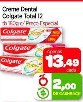 Nordestão Creme dental colgate total 12 oferta