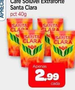 Nordestão Café soluvel extraforte santa clara oferta
