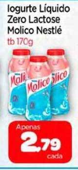Nordestão Iogurte liquido zero lactose molico nestlé oferta