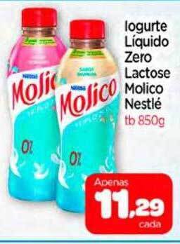 Nordestão Iogurte liquido zero lactose molico nestlé oferta