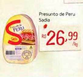 Nordestão Presunto de peru sadia oferta