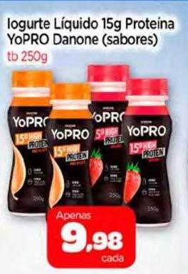 Nordestão Iogurte liquido 15g proteina yopro danone oferta