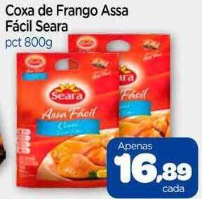 Nordestão Coxa de frango assa facil seara oferta