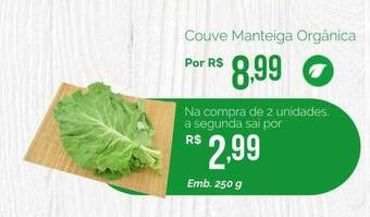Oba Hortifruti Couve manteiga orgânica oferta