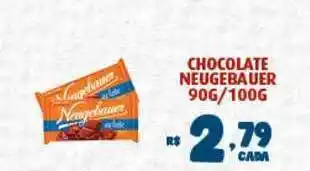 Bahamas Supermercados Chocolate Neugebauer 90g/100g oferta