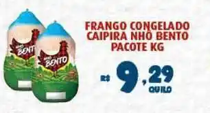 Frango Congelado Caipira Nho Bento 1kg