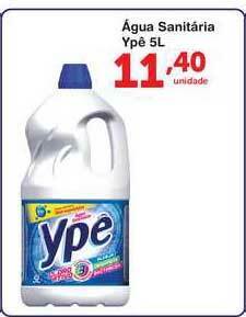 Roldão água Sanitária Ypê 5L oferta