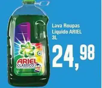 Lava Roupas Liquido Ariel 3L