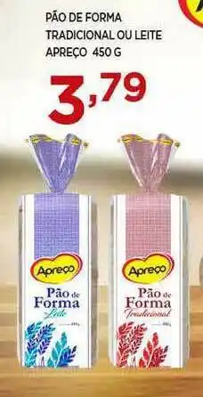 Apoio Mineiro Pão De Forma Tradicional Ou Leite Apreço 450g oferta