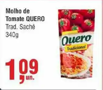 Arena Atacado Molho De Tomate Quero 340g oferta