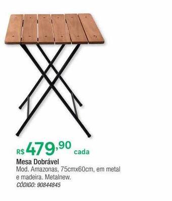 Leroy Merlin Mesa dobrável oferta