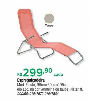 Leroy Merlin Espreguiçadeira oferta