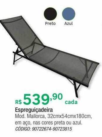 Leroy Merlin Espreguiçadeira oferta