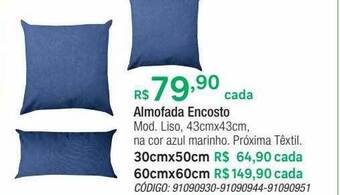 Almofada encosto