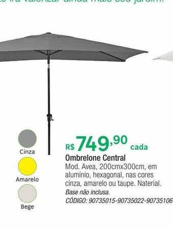 Leroy Merlin Ombrelone central oferta
