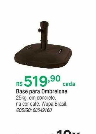 Base para ombrelone
