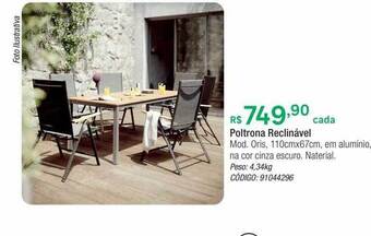 Leroy Merlin Poltrona reclinável oferta