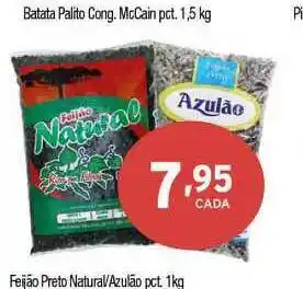 Feijão Preto Natural Azulão Pct. 1kg