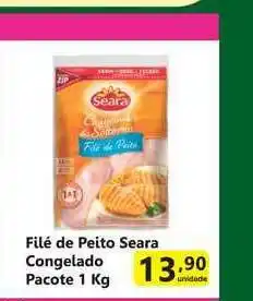 Comercial Esperança File De Peito Seara Congelado Pacote 1kg oferta