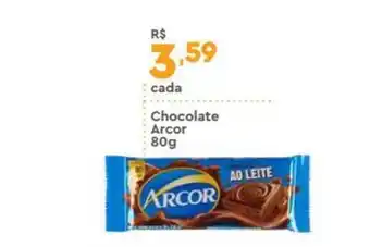 Supper Rissul Chocolate Arcor 80g oferta