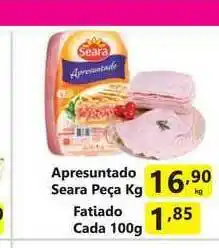 Comercial Esperança Apresuntado Seara Peca 1kg oferta