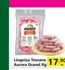 Comercial Esperança Linguica Toscana Aurora Granel 1kg oferta