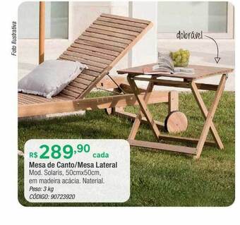 Leroy Merlin Mesa de canto-mesa lateral oferta