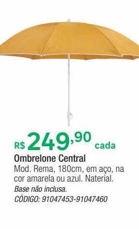 Ombrelone central