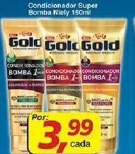 Supermercados Guanabara Condicionador Super Bomba Niely 150ml oferta