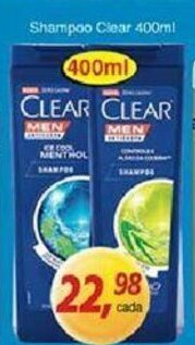 Supermercados Guanabara Shampoo Clear 400ml oferta