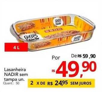 Supermercados Koch Lasanheira nadir sem tampa oferta