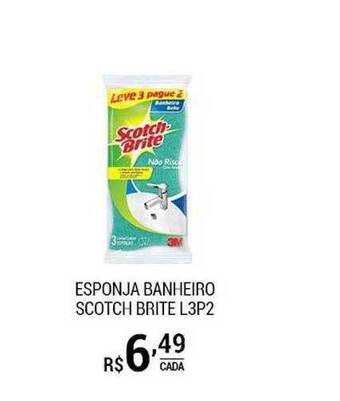 Esponja banheiro scotch brite l3p2