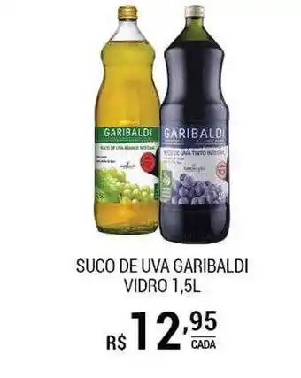 Suco de uva garibaldi vidro