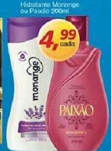 Supermercados Guanabara Hidratante Monange ou Paixao 200ml oferta
