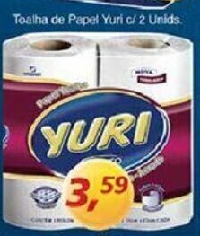 Toalha de Papel Yuri c/ 2 Unids