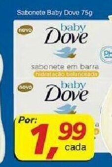 Supermercados Guanabara Sabonete Baby Dove 75g oferta
