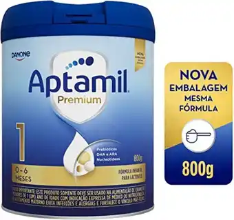 Fórmula infantil aptamil premium 1 800g